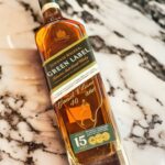 Bespoke hand-engraved Johnnie Walker Green Label whisky bottle by artist Eli Moreno | Whisky Custom